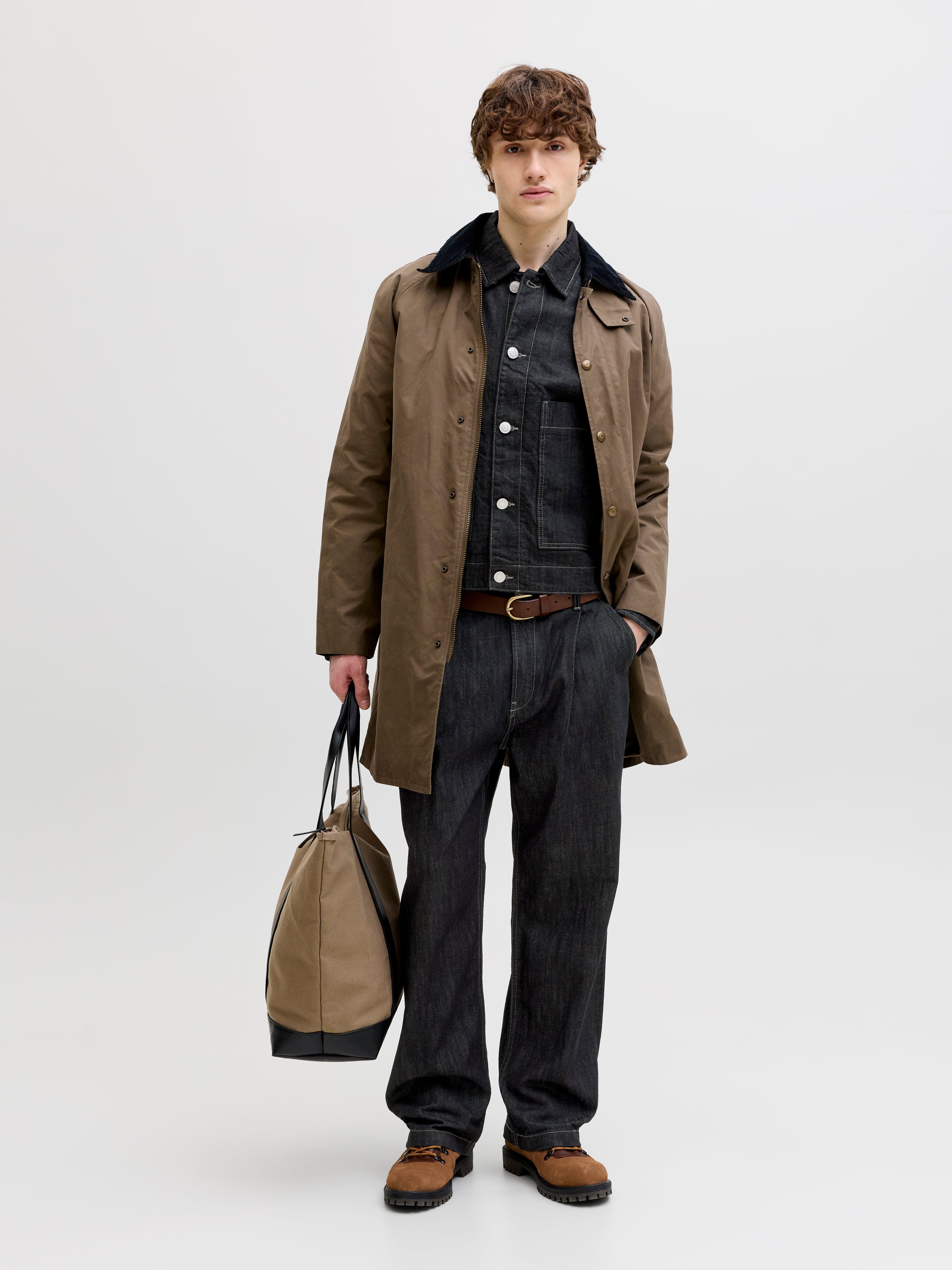 JACK & JONES JJITED jjlloyd akm in blue denim raw - Image 5