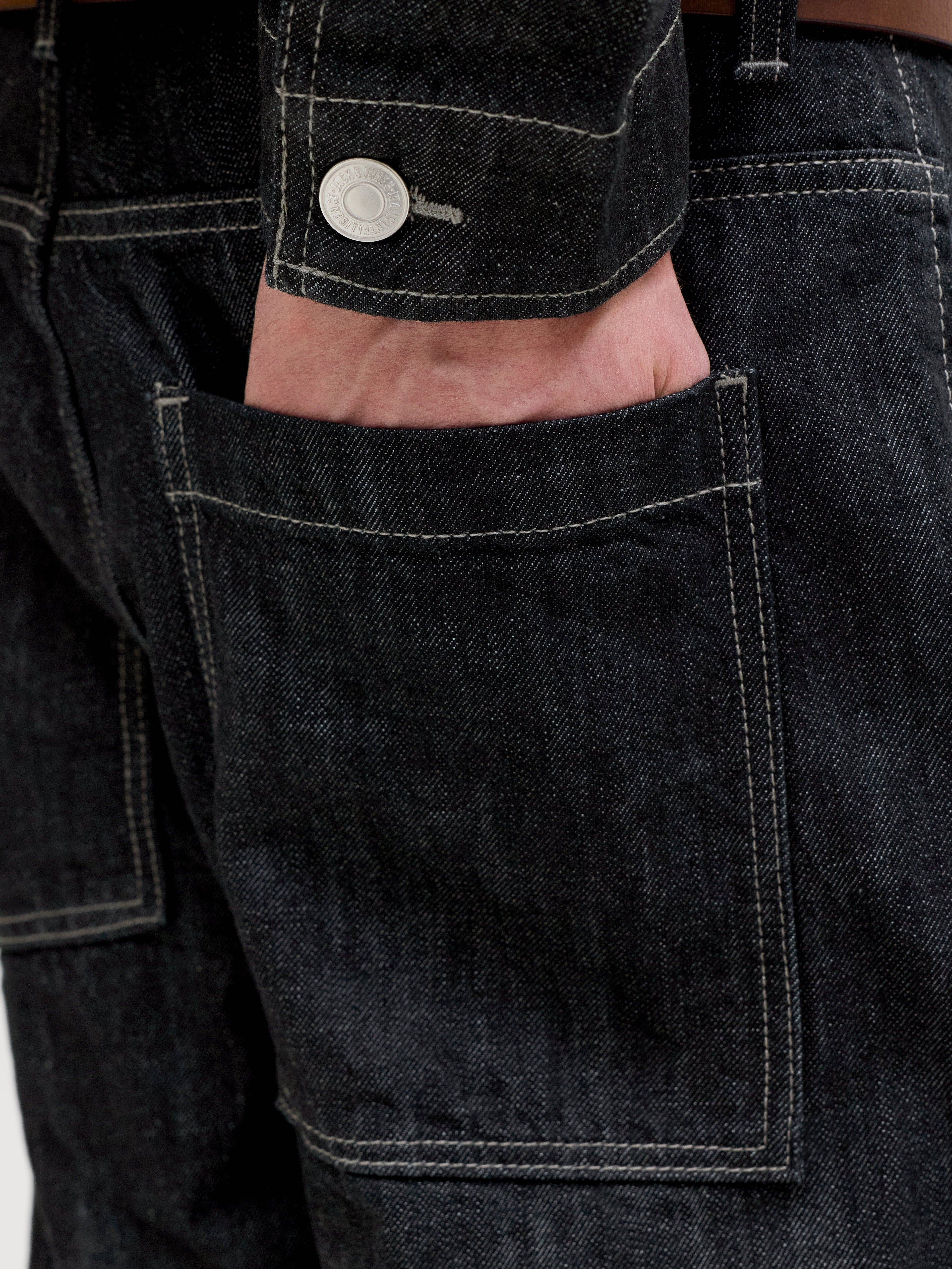 JACK & JONES JJITED jjlloyd akm in blue denim raw - Image 6