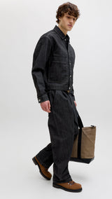 JACK & JONES JJITED jjlloyd akm in blue denim raw - Image 8