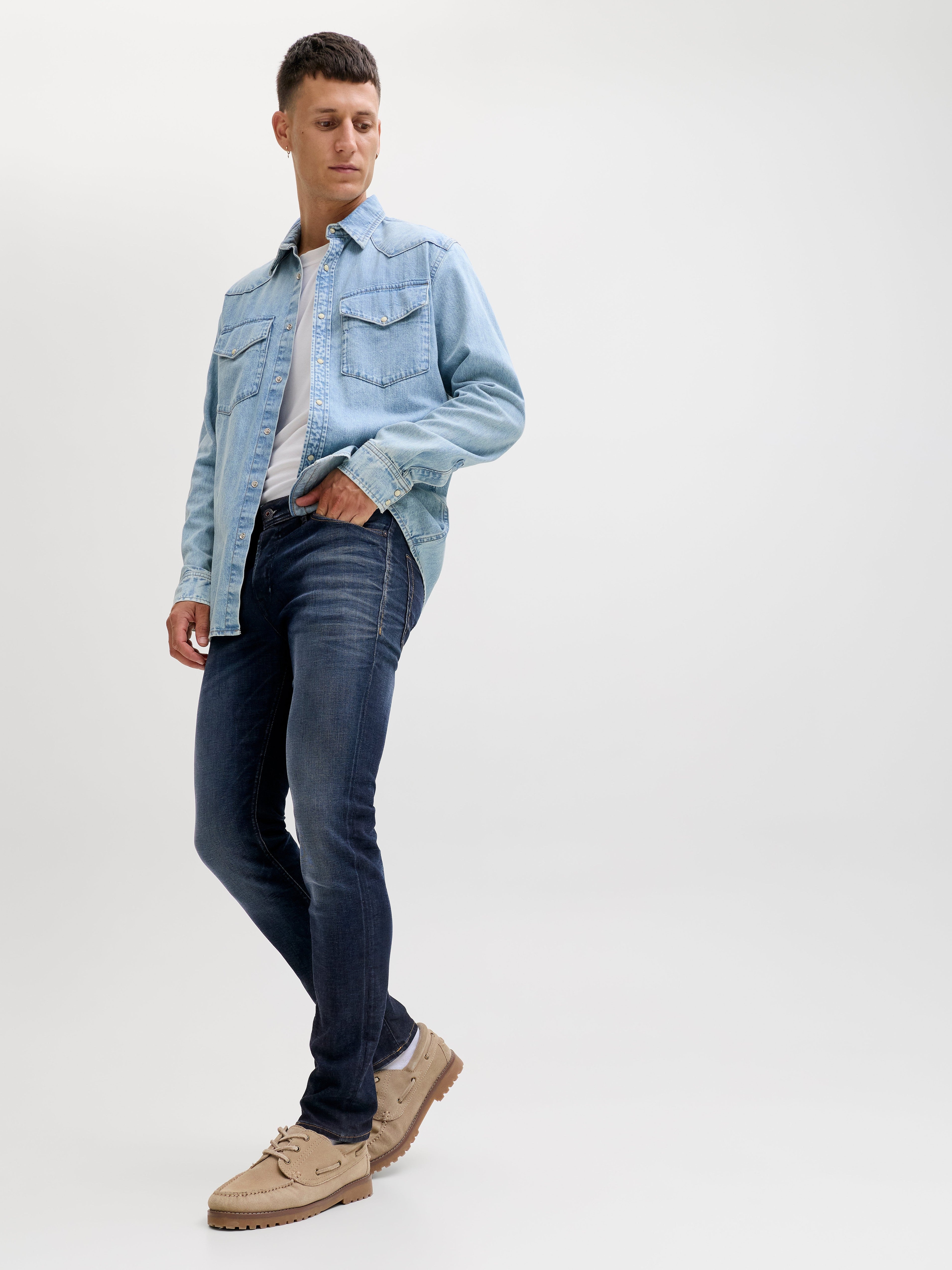 JACK & JONES JJITIM jjoriginal jos in blue denim - Image 8
