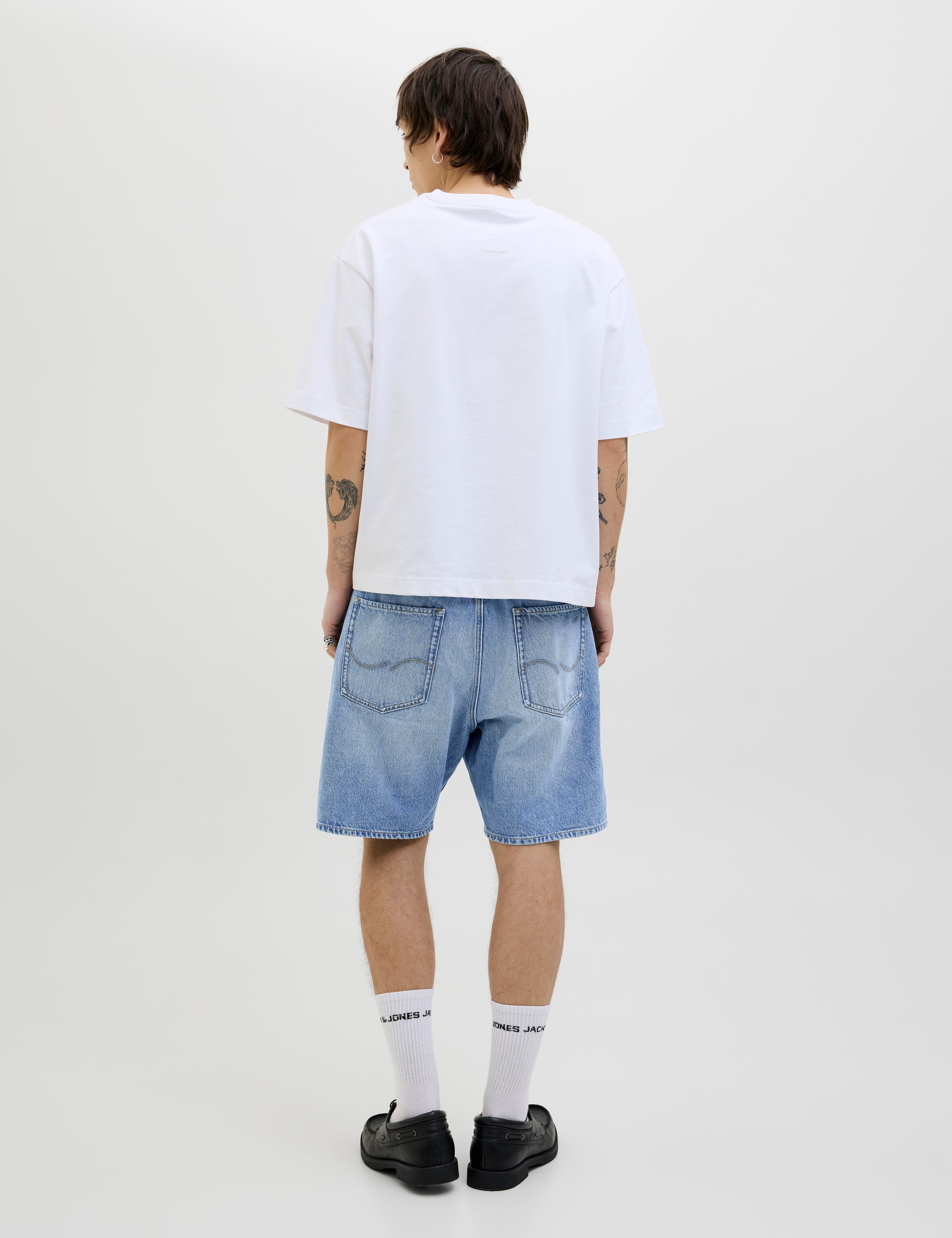 JACK & JONES JJITONY jjoriginal shorts in blue denim/sbd 920 - Image 2