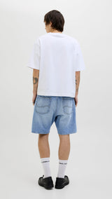 JACK & JONES JJITONY jjoriginal shorts in blue denim - Image 2