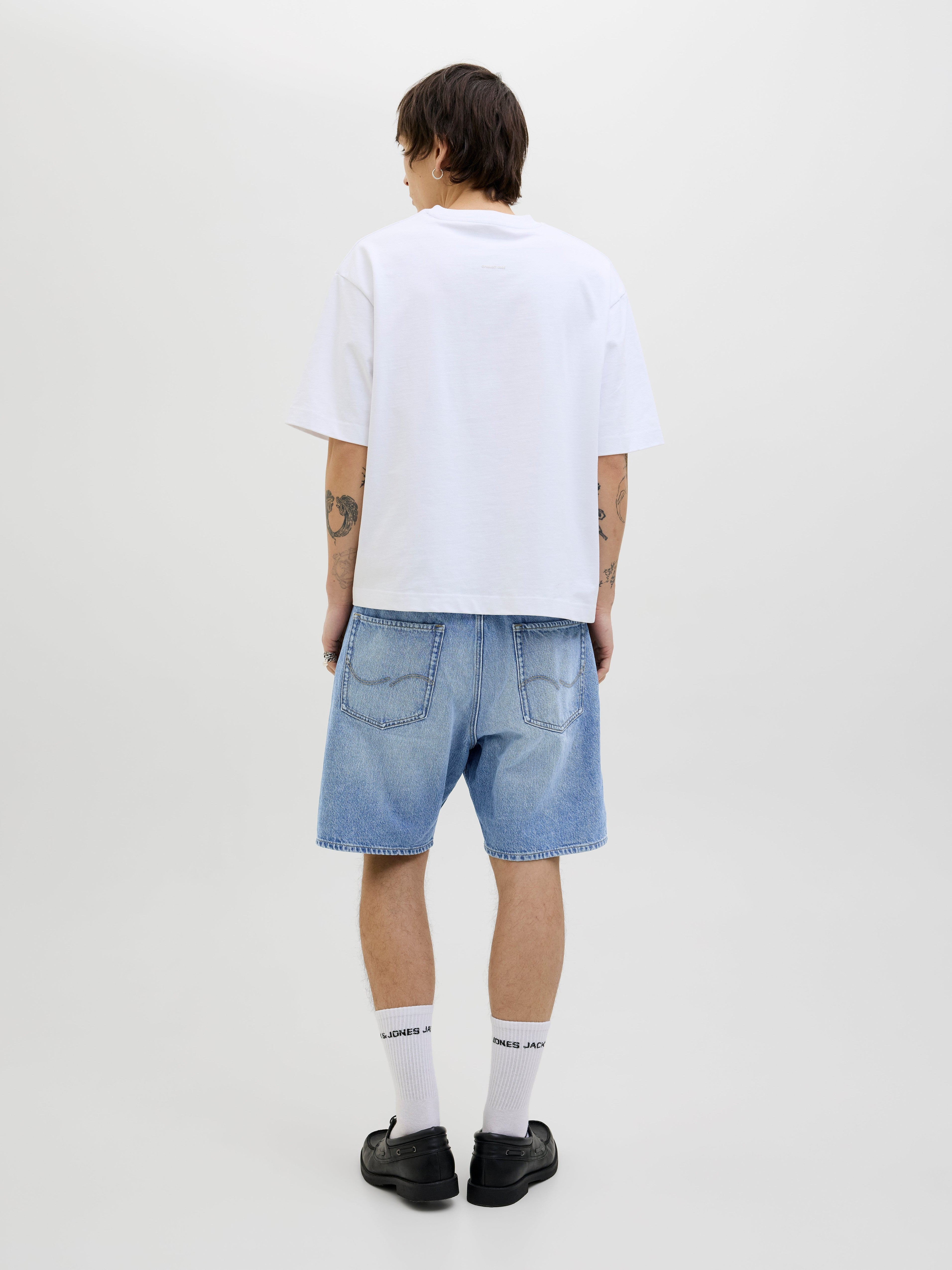 JACK & JONES JJITONY jjoriginal shorts in blue denim - Image 2