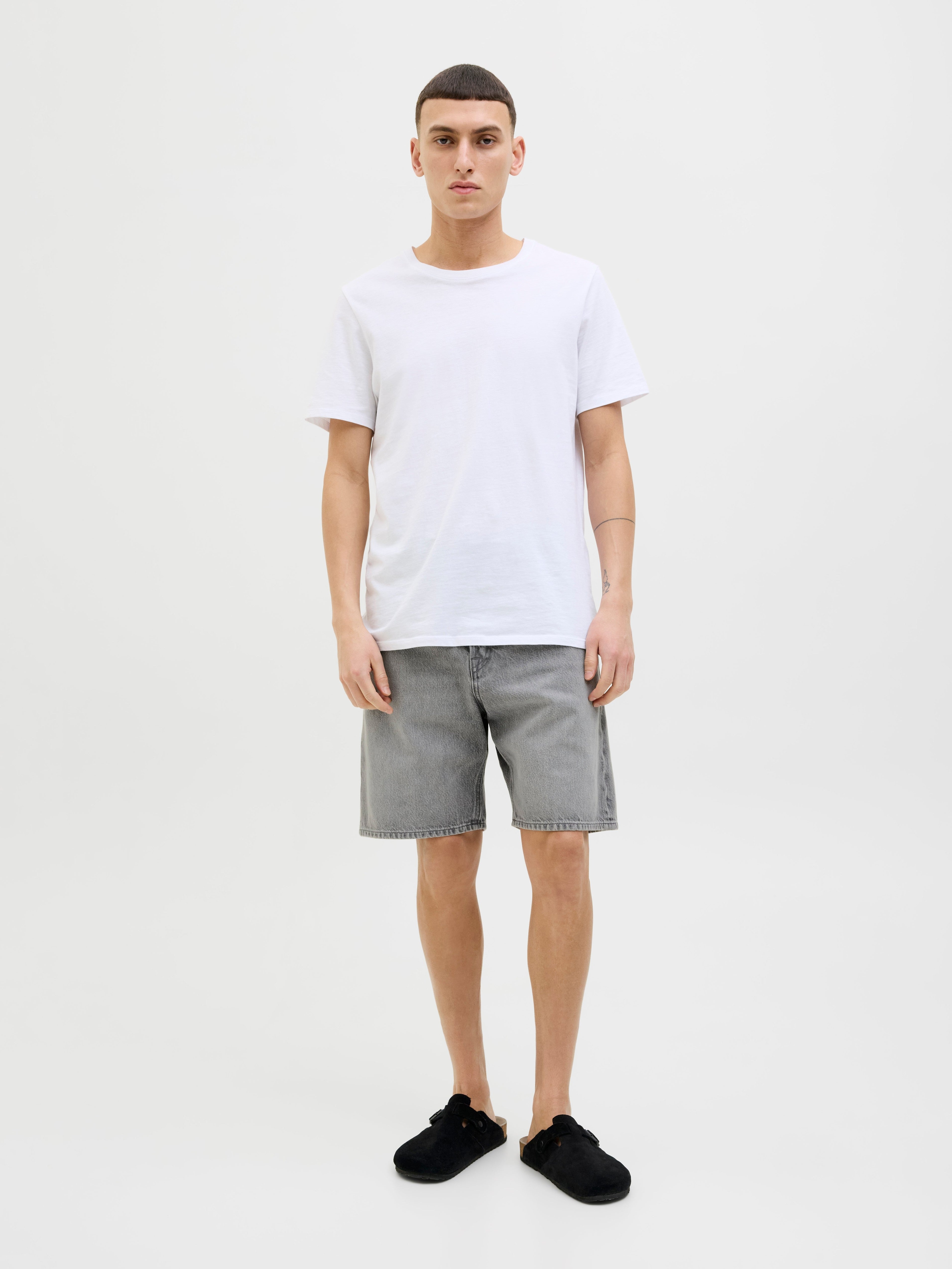 JACK & JONES JJITONY jjoriginal shorts in grey denim - Image 5