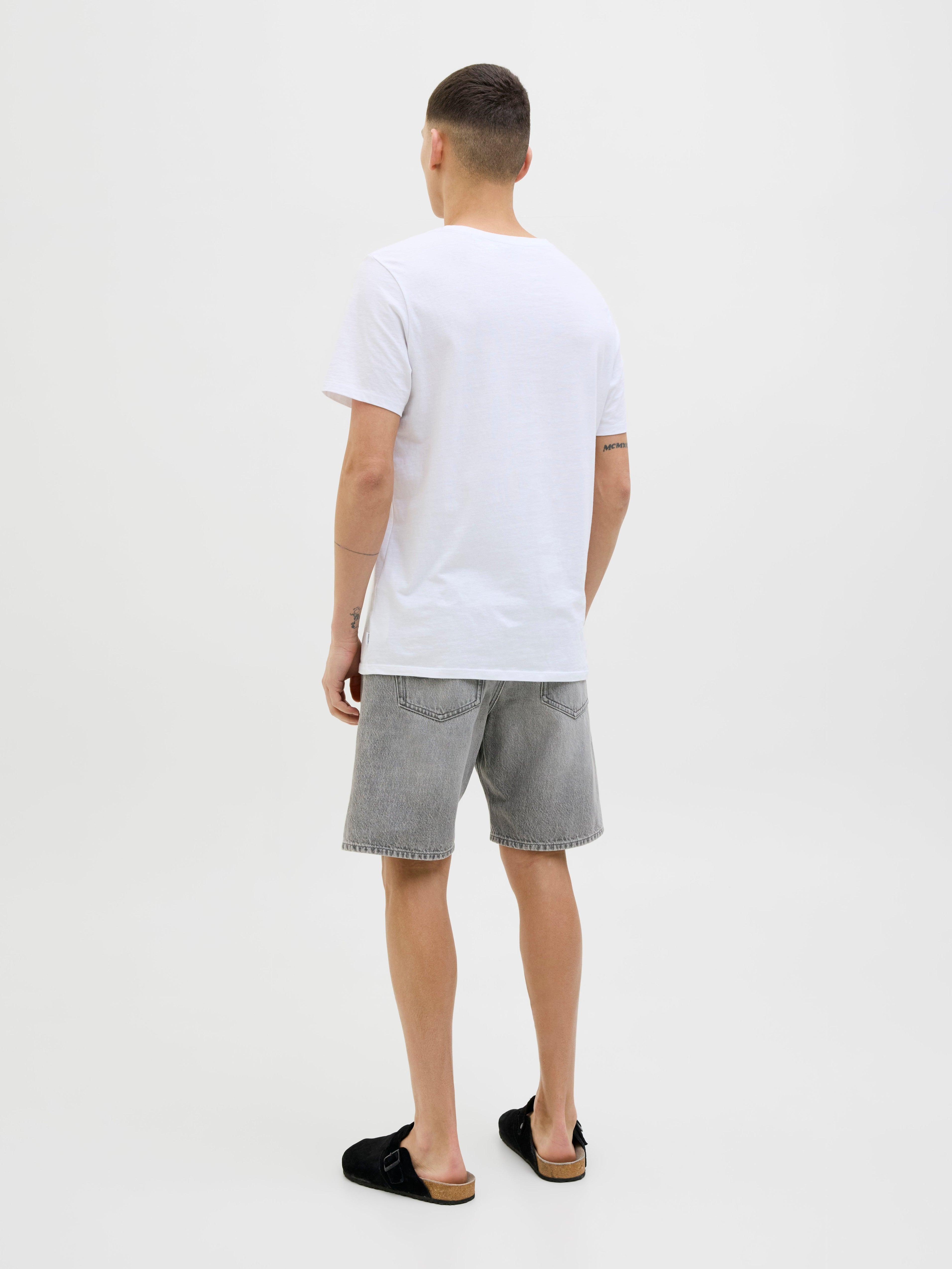 JACK & JONES JJITONY jjoriginal shorts in grey denim - Image 2
