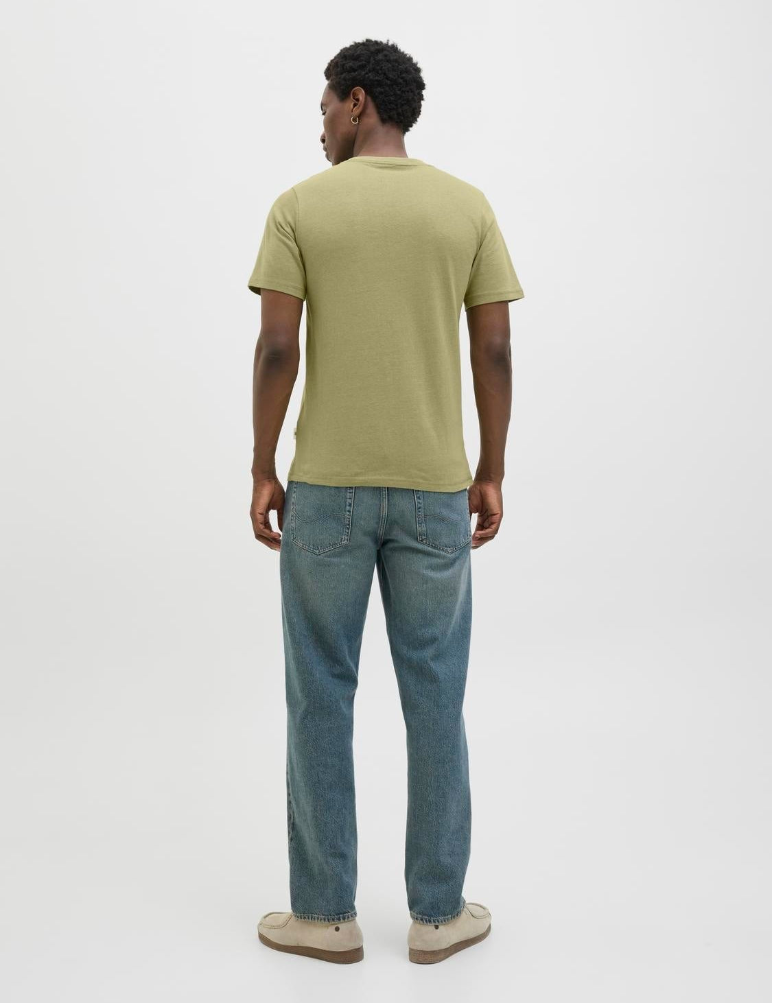 JACK & JONES JORALMERIA bold branding tee in cedar - Image 2