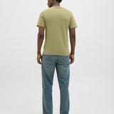 JACK & JONES JORALMERIA bold branding tee in cedar - Image 2