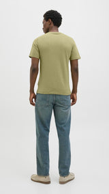 JACK & JONES JORALMERIA bold branding tee in cedar - Image 2