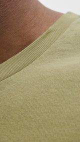 JACK & JONES JORALMERIA bold branding tee in cedar - Image 5