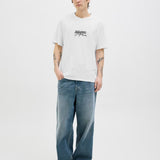 JACK & JONES JORALMERIA branding tee crew neck in bright white - Image 4