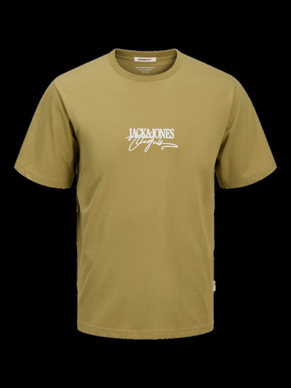 JACK & JONES JORALMERIA branding tee crew neck in black - Image 3