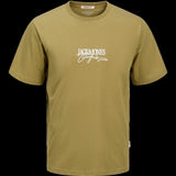 JACK & JONES JORALMERIA branding tee crew neck in black - Image 3