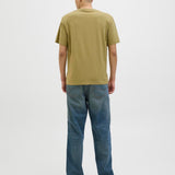 JACK & JONES JORALMERIA branding tee crew neck in black - Image 2