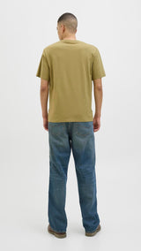 JACK & JONES JORALMERIA branding tee crew neck in black - Image 2