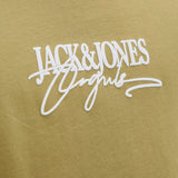 JACK & JONES JORALMERIA branding tee crew neck in black - Image 5