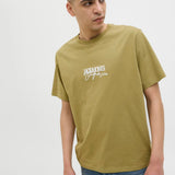 JACK & JONES JORALMERIA branding tee crew neck in black - Image 7