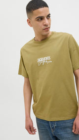JACK & JONES JORALMERIA branding tee crew neck in black - Image 7
