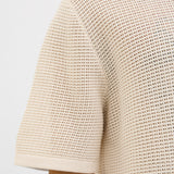 JACK & JONES JORALMERIA knit tee in sea salt - Image 7