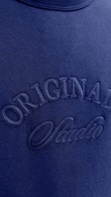JACK & JONES JORBLEECKER branding sweat crew - black jj