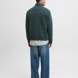 JACK & JONES JORBLEECKER branding sweat high neck - forest river jj