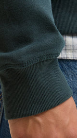 JACK & JONES JORBLEECKER branding sweat high neck - forest river jj