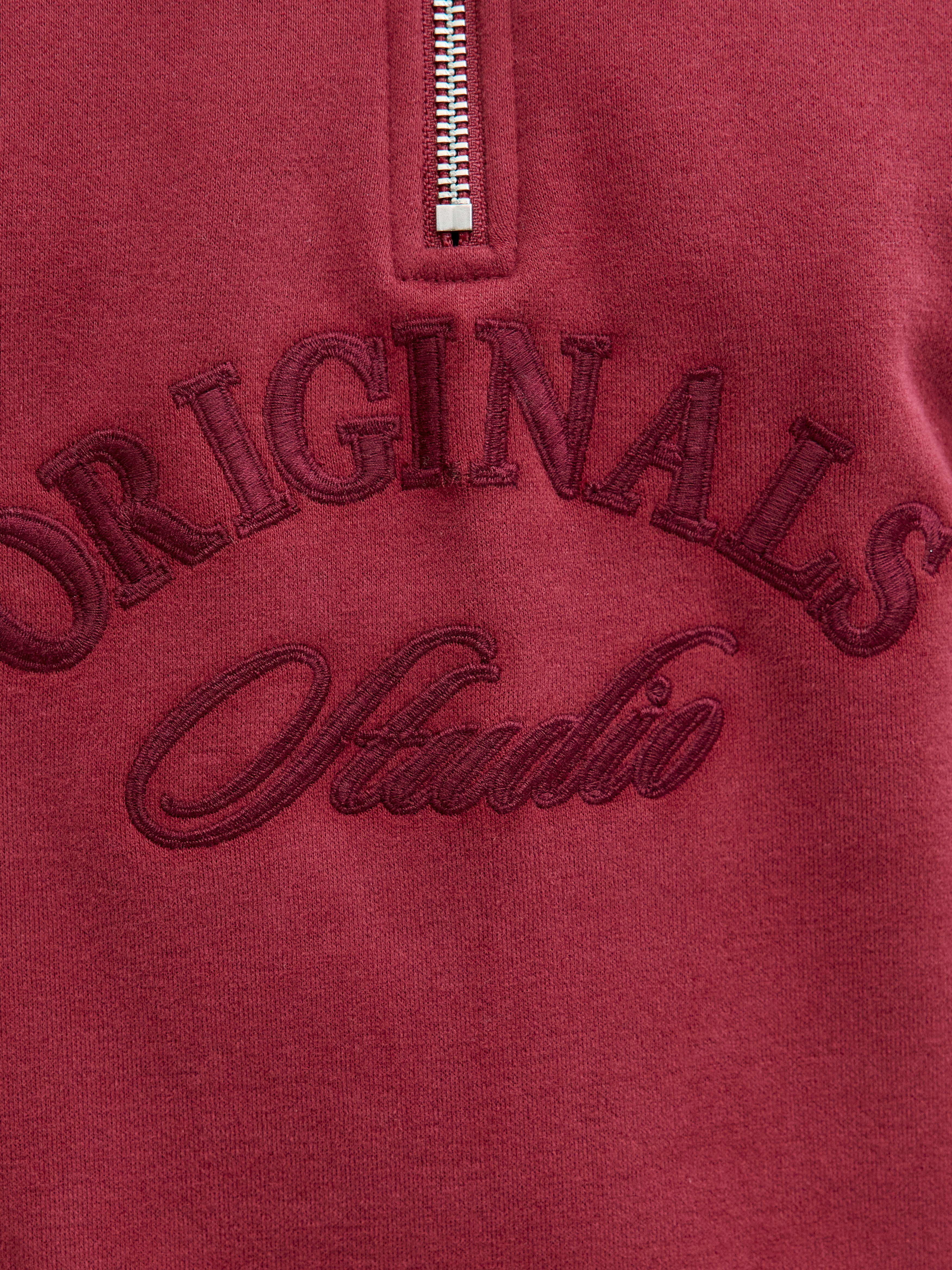 JACK & JONES JORBLEECKER branding sweat high neck - tibetan red org