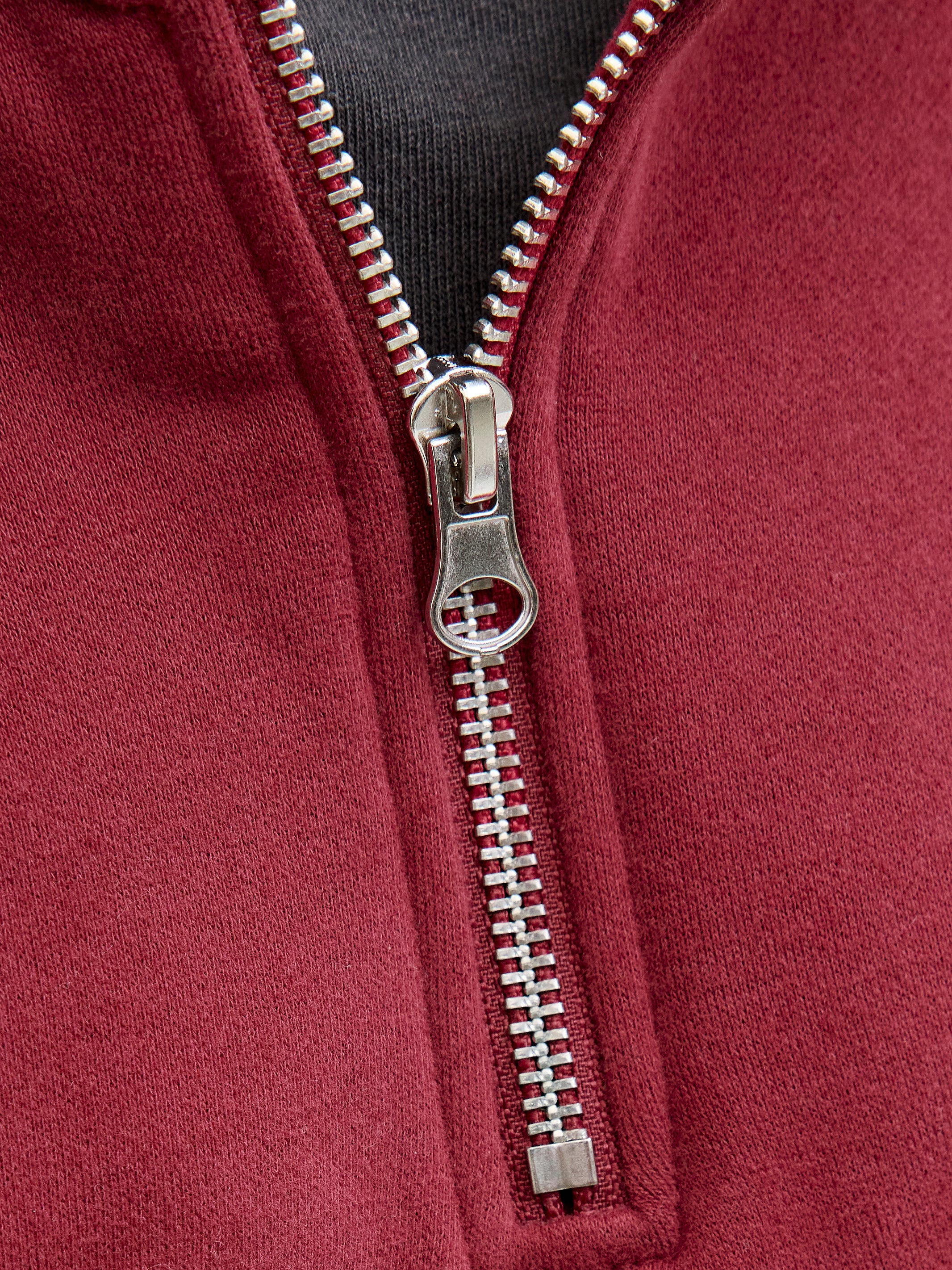 JACK & JONES JORBLEECKER branding sweat high neck - tibetan red org