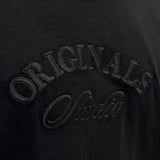JACK & JONES JORBLEECKER branding tee - black org