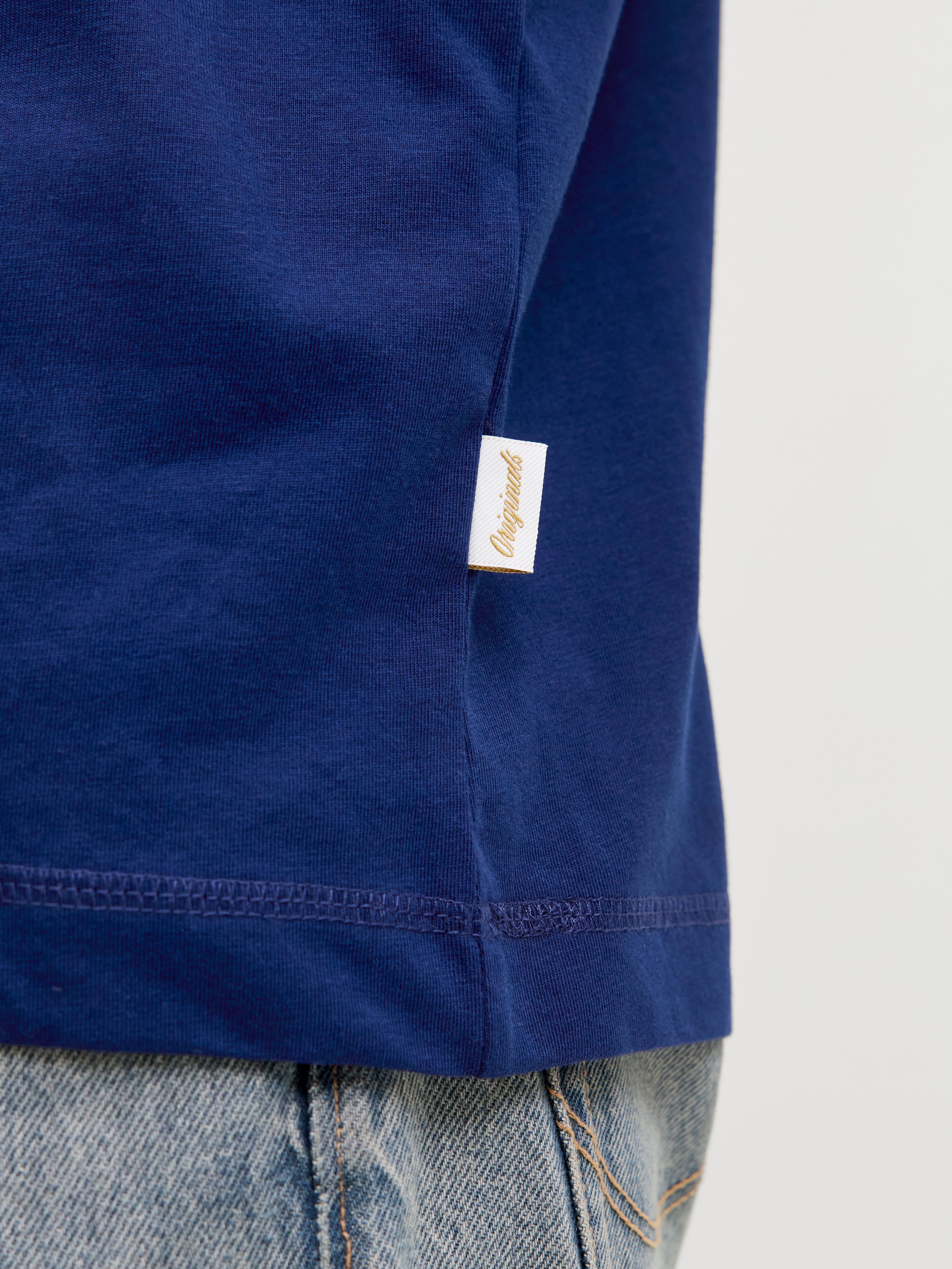 JACK & JONES JORBLEECKER branding tee - ocean cavern org