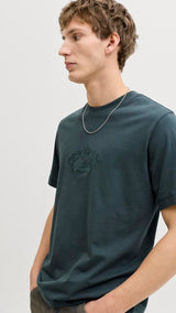JACK & JONES JORBLEECKER branding tee - forest river org