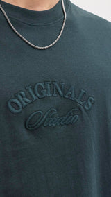 JACK & JONES JORBLEECKER branding tee - forest river org