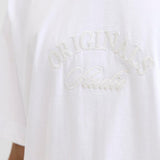 JACK & JONES JORBLEECKER branding tee - bright white org