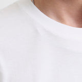JACK & JONES JORBLEECKER branding tee - bright white org