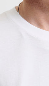 JACK & JONES JORBLEECKER branding tee - bright white org