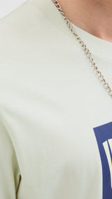 JACK & JONES JORCANGGU front branding tee in celadon tint - Image 5