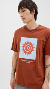 JACK & JONES JORCANGGU front branding tee in arabian spice - Image 7