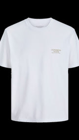 JACK & JONES JORHYDRA photo tee crew neck in bright white - Image 3