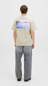 JACK & JONES JORHYDRA photo tee crew neck in black - Image 2