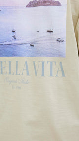 JACK & JONES JORHYDRA photo tee crew neck in antique white - Image 6