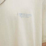JACK & JONES JORHYDRA photo tee crew neck in antique white - Image 7