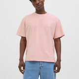 JACK & JONES JORHYDRA photo tee crew neck in tickled pink - Image 1