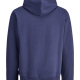 JACK & JONES JORINWOOD block branding sweat hood - ocean cavern