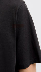 JACK & JONES JORINWOOD block branding tee in black - Image 6