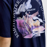 JACK & JONES JORINWOOD photo tee crew neck - ocean cavern