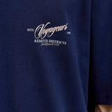 JACK & JONES JORINWOOD photo tee crew neck - ocean cavern