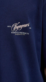 JACK & JONES JORINWOOD photo tee crew neck - ocean cavern
