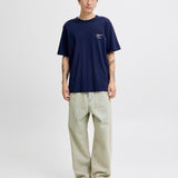 JACK & JONES JORINWOOD photo tee crew neck - ocean cavern