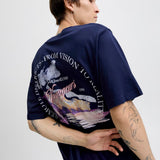 JACK & JONES JORINWOOD photo tee crew neck - ocean cavern