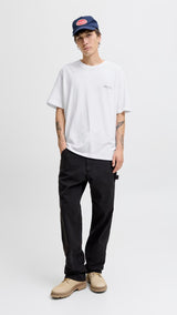 JACK & JONES JORINWOOD photo tee crew neck - bright white