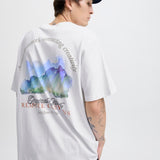 JACK & JONES JORINWOOD photo tee crew neck - bright white